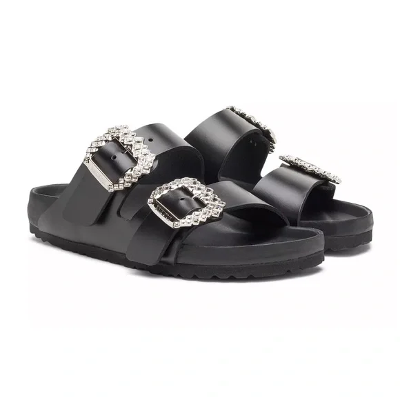 Manolo Blahnik x Birkenstock Arizona slide sandals - Picture 1 of 2